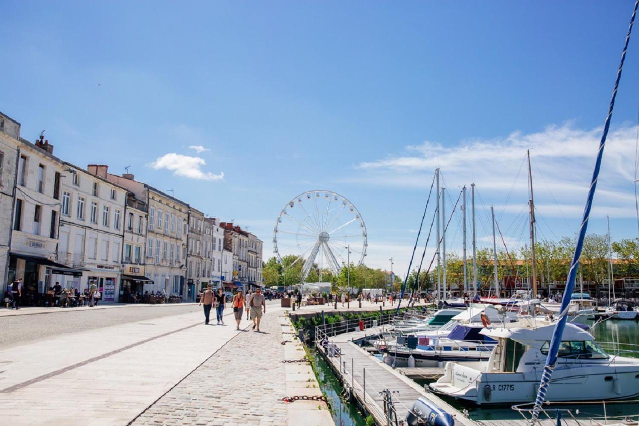 Charmant Cocon Iode Cosy Equipe, Baigne De Lumiere, Situe Au Coeur De La Rochelle A 1Min A Pied Du Marche Central Avec Tv Et Wifi Ngoại thất bức ảnh